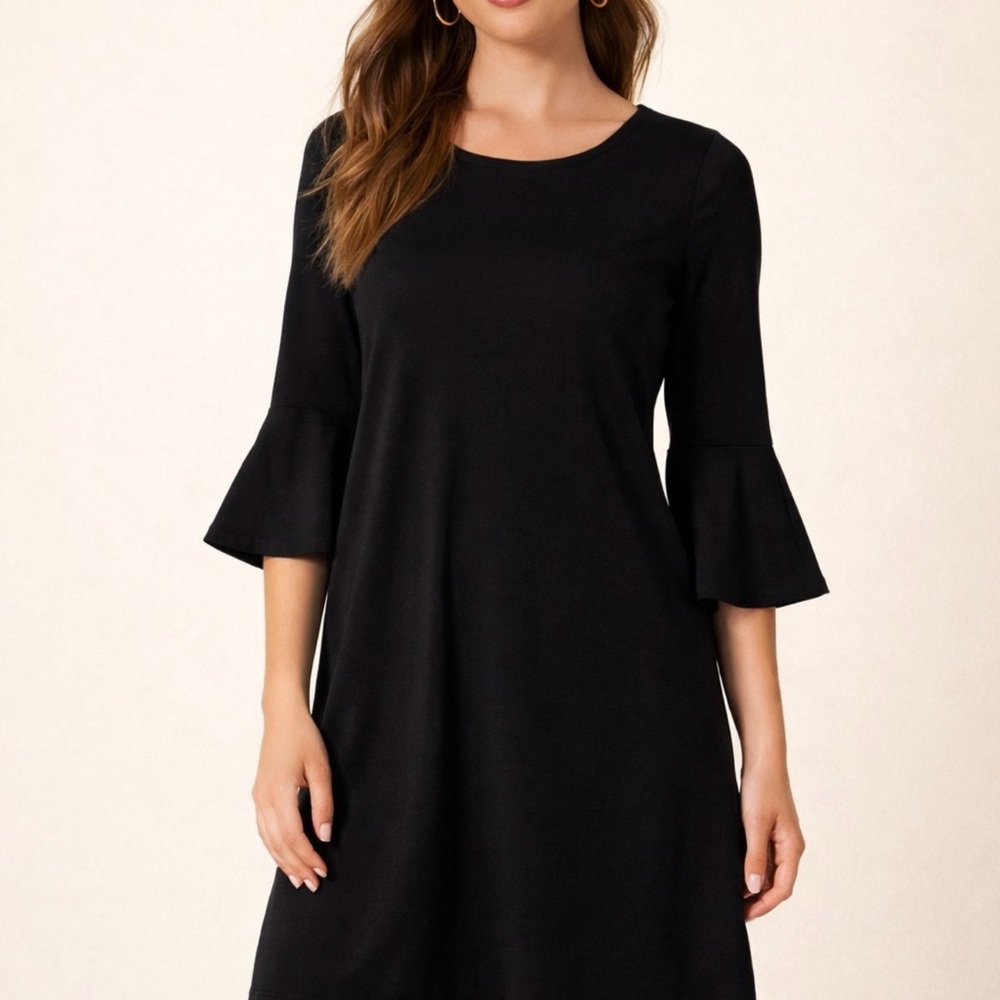 Lilly Pulitzer Black Long Sleeve Dress small